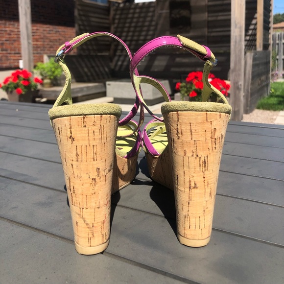 NWOT Replay Green and Purple Wedges - Picture 7 of 8